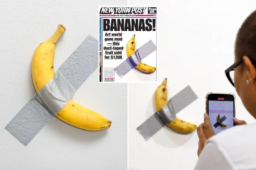 Exclusive | Infamous banana artwork up for auction - here's what a buyer will actually get for $1.5 million