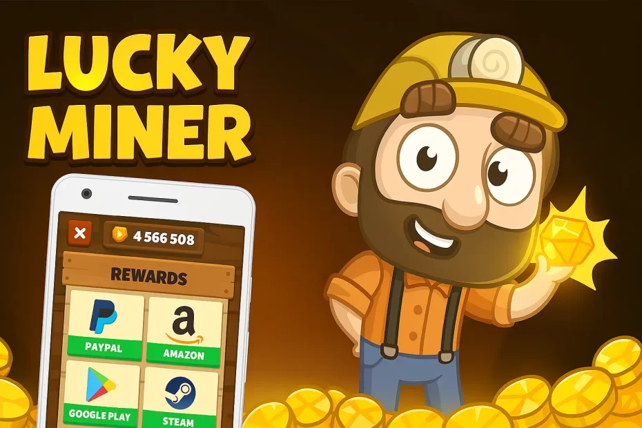 Lucky Miner: Ganhe Dinheiro Jogando no Celular ou no PC